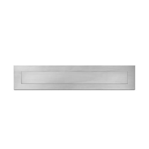 SG Brushed stainless steel letter box plate or internal flap