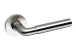 FSB 1171 Brushed Stainless Steel Lever Handle Set