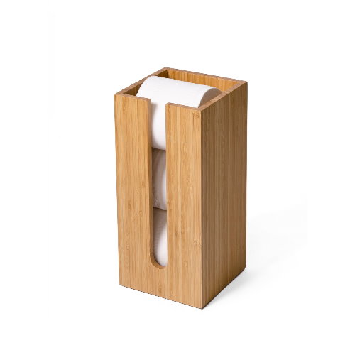 WIREWORKS Bamboo Paper Roll Box